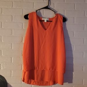 Michael Kors salmon pink top